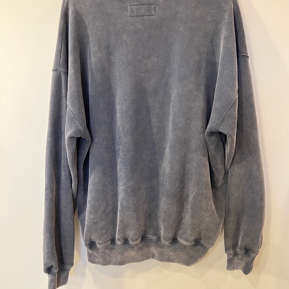 Abercrombie & Fitch Charcoal Graphic Crewneck Sweater - Picture 3 of 4